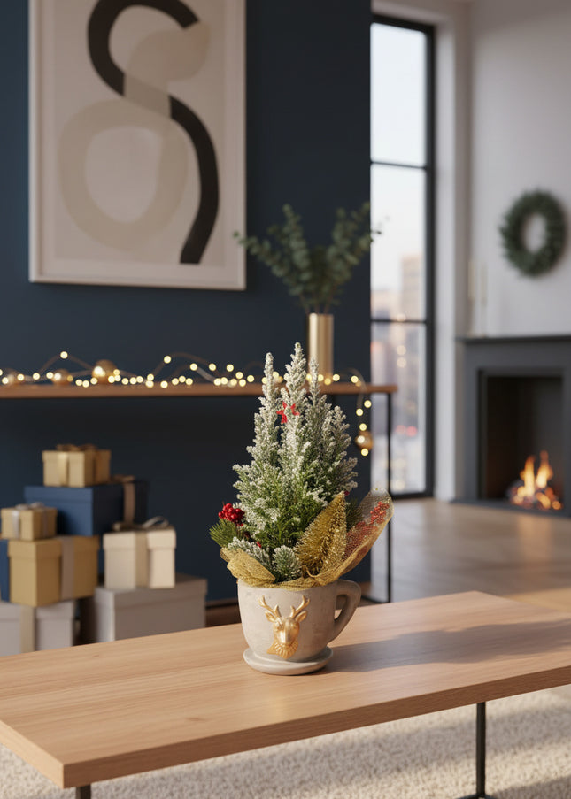 Brad Natural la Ghiveci "Royal Stag" – Decor de Lux