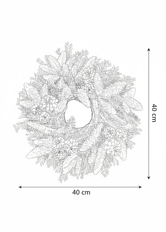 Coroniță de Crăciun Artizanală „Pure Forest Nobilis”