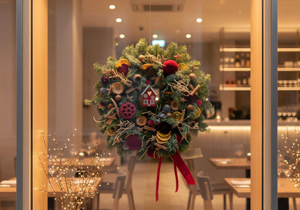Coroniță Crăciun "Home for Christmas" din Brad Nobilis