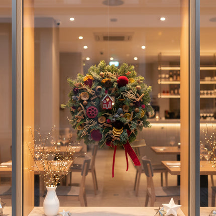 Coroniță Crăciun "Home for Christmas" din Brad Nobilis