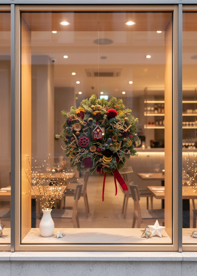 Coroniță Crăciun "Home for Christmas" din Brad Nobilis