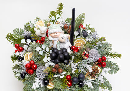 Aranjament de Crăciun Premium "Winter Joy"