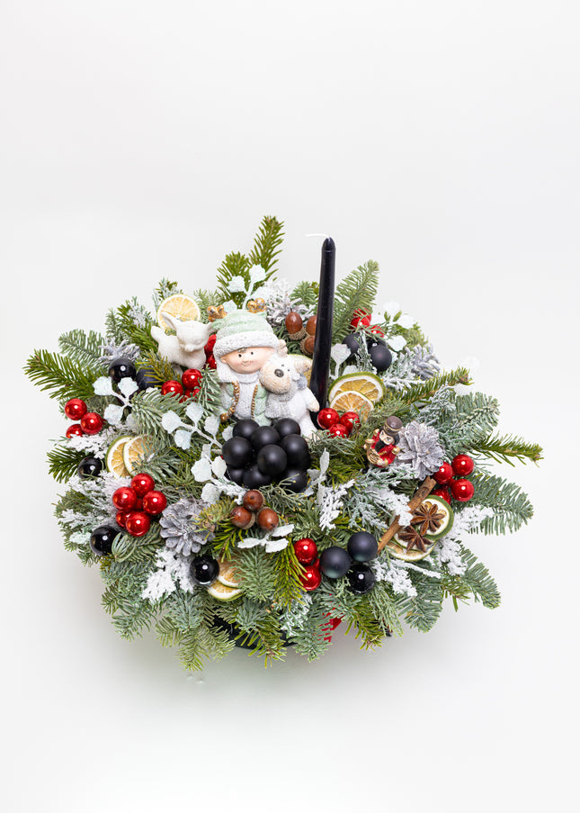Aranjament de Crăciun Premium "Winter Joy"