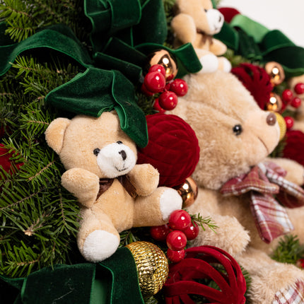 Coroniță Gigantică "Beary Christmas" din Brad Nobilis