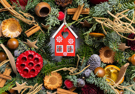 Coroniță Crăciun "Home for Christmas" din Brad Nobilis