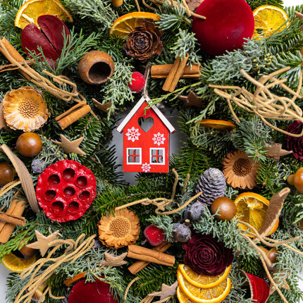 Coroniță Crăciun "Home for Christmas" din Brad Nobilis