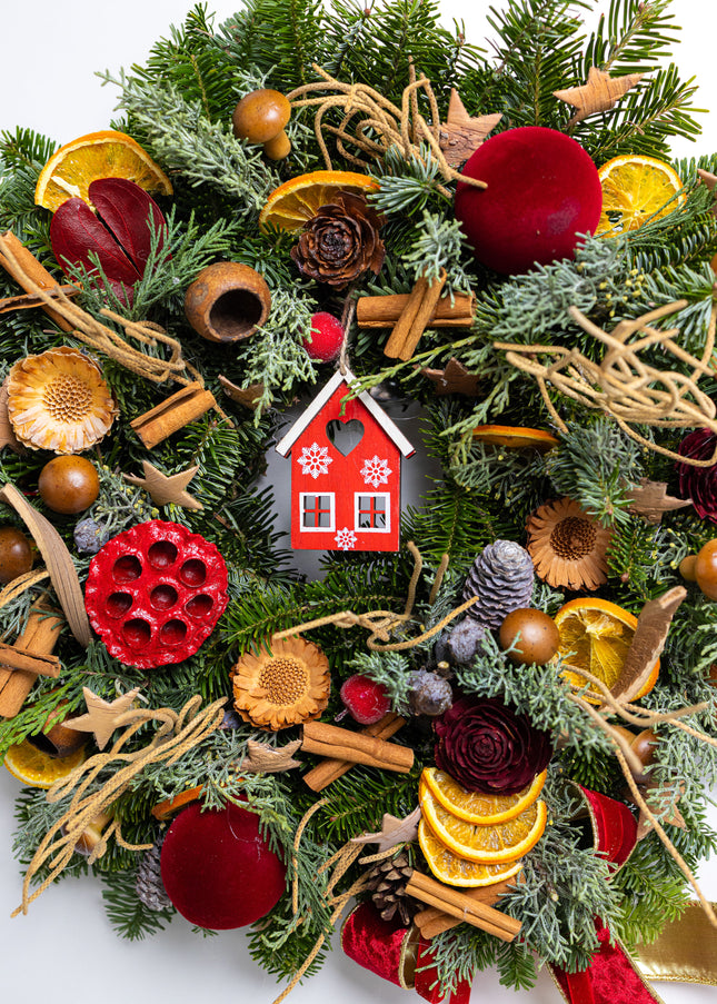 Coroniță Crăciun "Home for Christmas" din Brad Nobilis