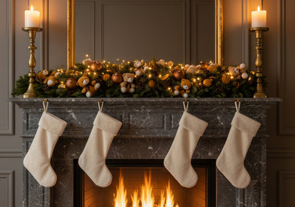 Ghirlandă de Crăciun Artizanală „Teddy Bear’s Festive Trail”