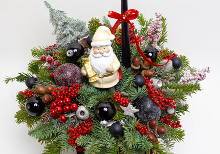 Aranjament de Crăciun Premium – Santa’s Velvet Box