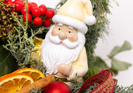 Aranjament Crăciun "Santa's Garden" cu Skimmia și Brad