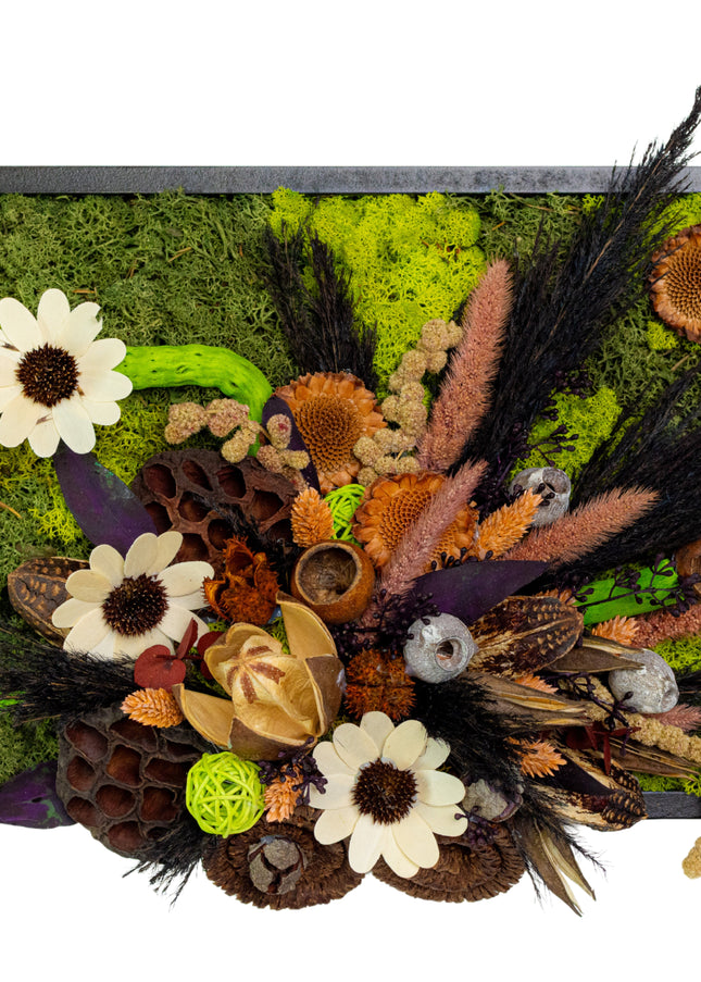 Tablou decorativ „Woodland Whisper” – compoziție în tonuri naturale