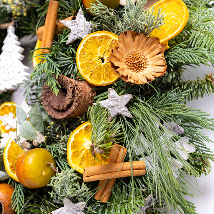 Coroniță Crăciun "Whimsical Forest" din Mix de Brad