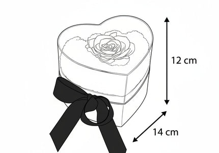 Aranjament de Lux „Rainbow Eternal Rose” în Cupolă Acrilică