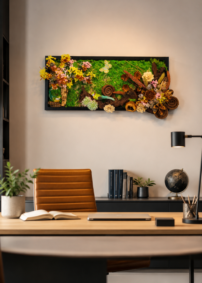 Tablou decorativ „Enchanted Garden” – compoziție inspirată din natură