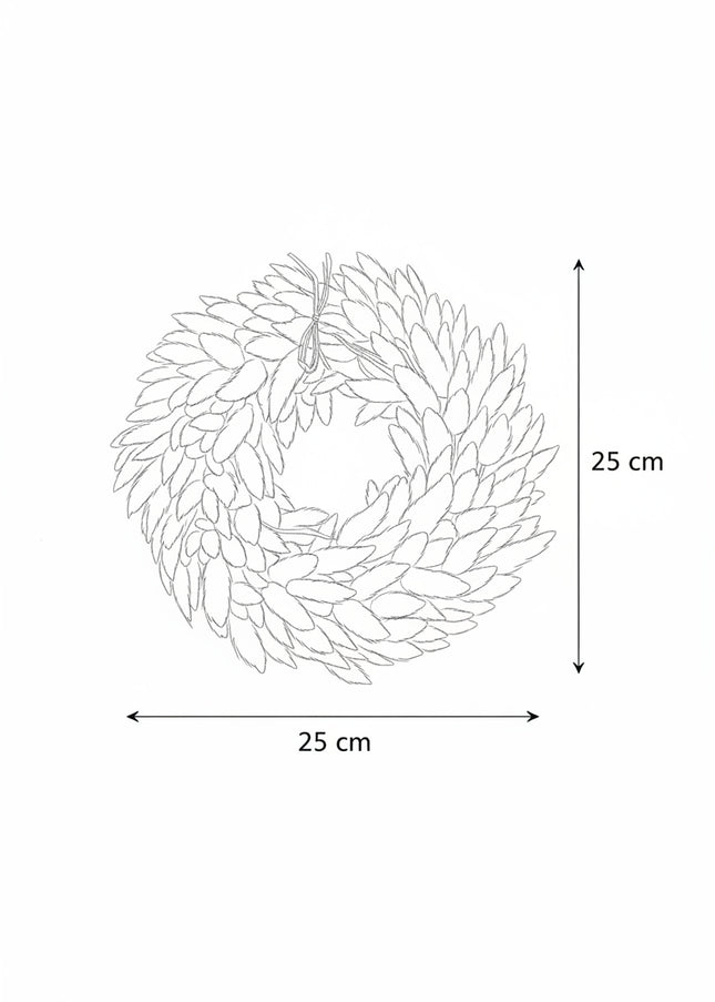 Coroniță Decorativă din Lagurus Alb Natural – Aranjament Pufos „Coda Mâței” Stil Boho