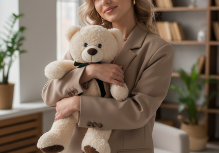 Jucărie de Lux „Ivory Forest Hug” – Ediție Colector 60 cm