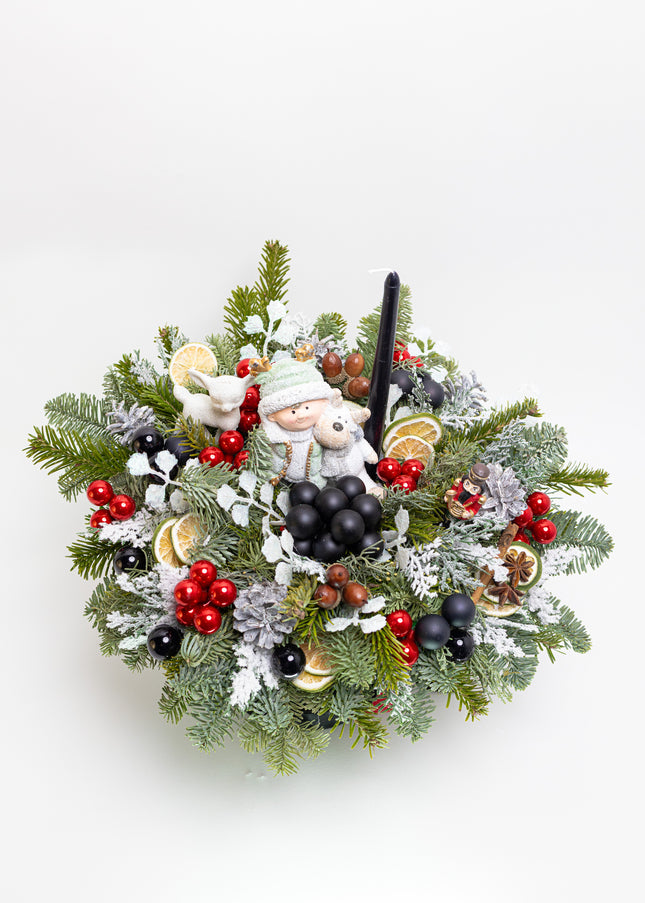 Aranjament de Crăciun Premium "Winter Joy"