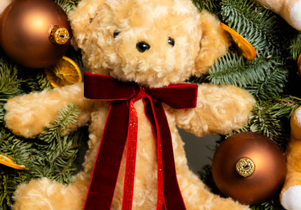 Coroniță de Crăciun Gigant „Teddy Bear’s Winter Hug”