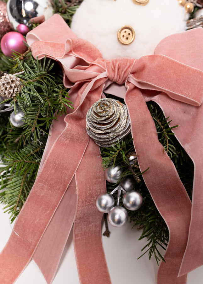 Coroniță Crăciun "Rose Gold Winter" din Brad Nobilis