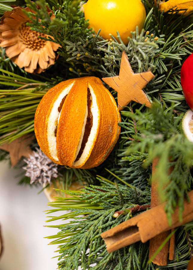 Coroniță Crăciun "Grand Winter Harvest" Mix Brad Natural