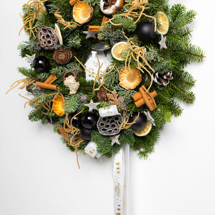 Coroniță Crăciun "Midnight Forest" din Brad Nobilis