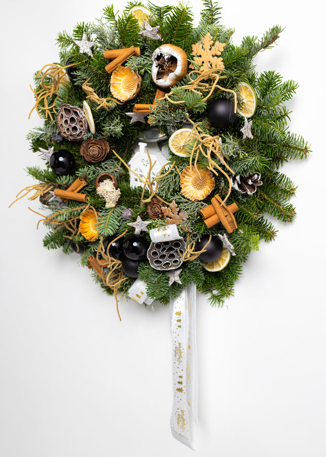 Coroniță Crăciun "Midnight Forest" din Brad Nobilis