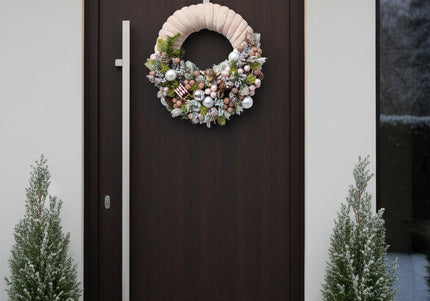 Coroniță Crăciun "Serenity Blush" – Design de Lux
