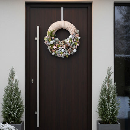 Coroniță Crăciun "Serenity Blush" – Design de Lux