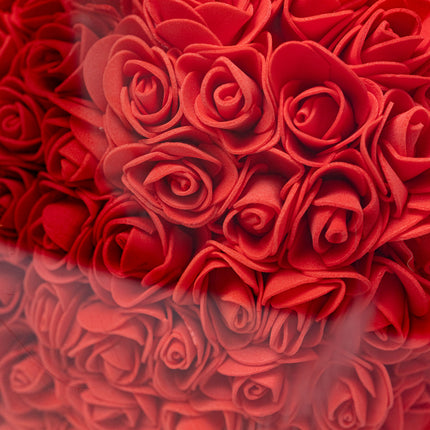 Aranjament de Lux Inima „Red Passion Heart” Artizanal