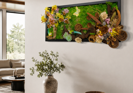 Tablou decorativ „Enchanted Garden” – compoziție inspirată din natură