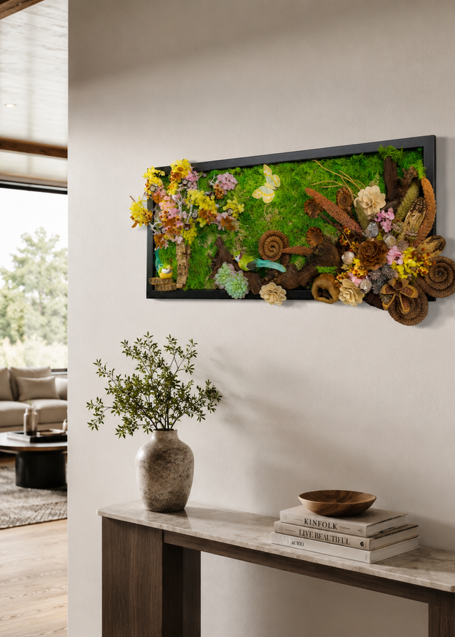 Tablou decorativ „Enchanted Garden” – compoziție inspirată din natură