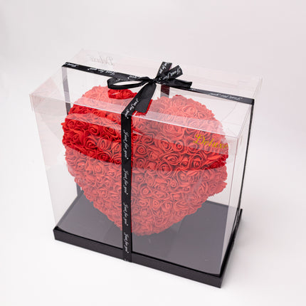 Aranjament de Lux Inima „Red Passion Heart” Artizanal