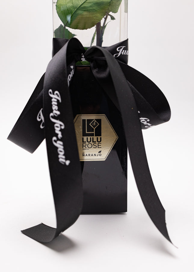 Aranjament de Lux „Silver Infinity” cu Trandafir Criogenat