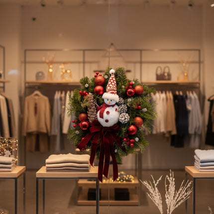 Coroniță Crăciun "Traditional Frosty" din Brad Nobilis