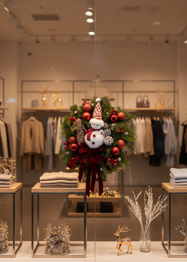 Coroniță Crăciun "Traditional Frosty" din Brad Nobilis