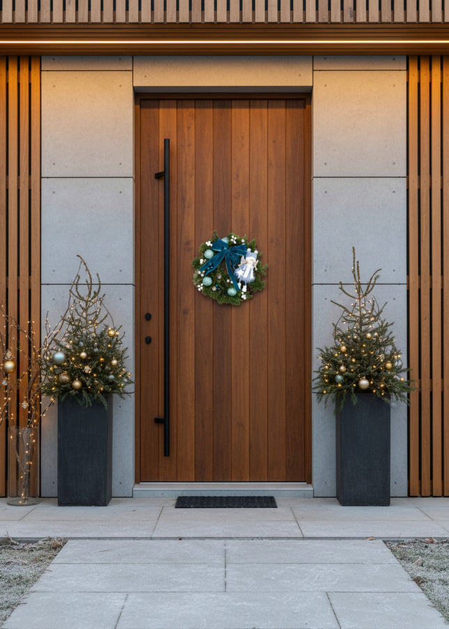 Coroniță Crăciun "Turquoise Angel" din Brad Nobilis