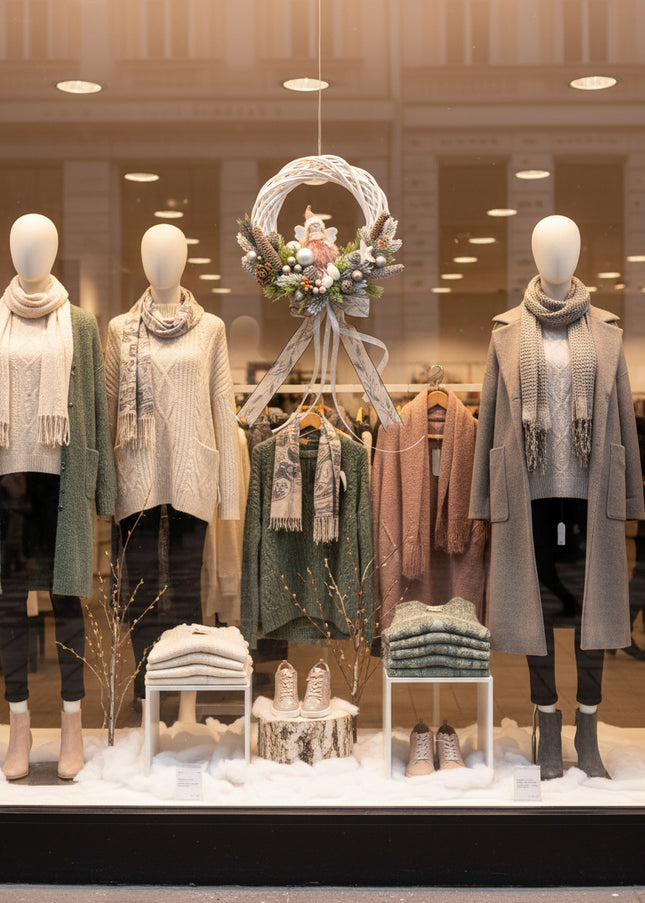 Coroniță Crăciun "Silver Angel" pe Lemn Natural Alb