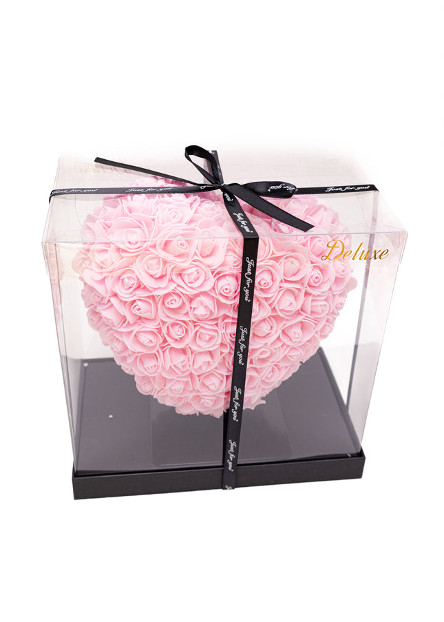 Aranjament de Lux "Pink Quartz Heart" în Ediție Deluxe