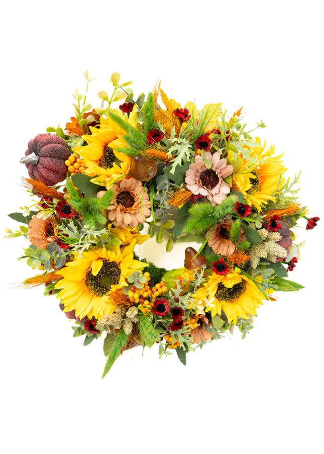 Coroniță Florală „Sun-Kissed Harvest”