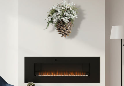 Ornament de Crăciun Premium „Frosty White Pinecone”