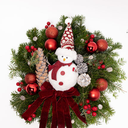 Coroniță Crăciun "Traditional Frosty" din Brad Nobilis