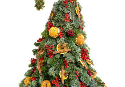 Brad de Crăciun Artizanal „Whimsical Grinch Fir”