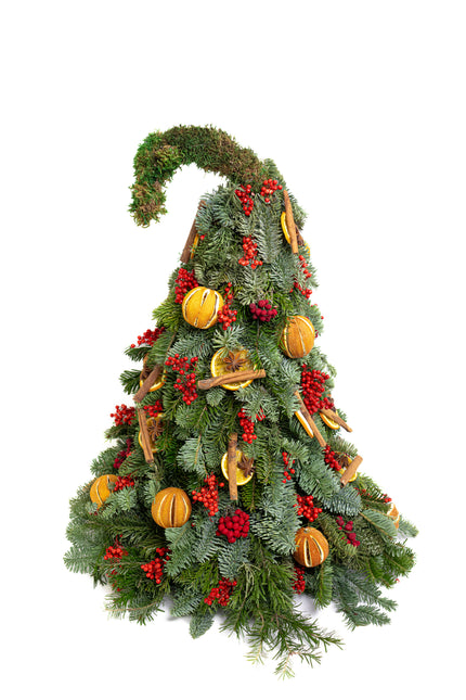 Brad de Crăciun Artizanal „Whimsical Grinch Fir”