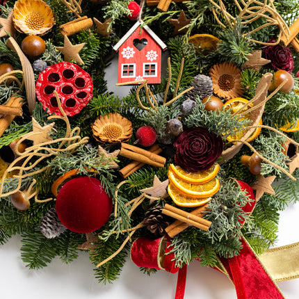 Coroniță Crăciun "Home for Christmas" din Brad Nobilis