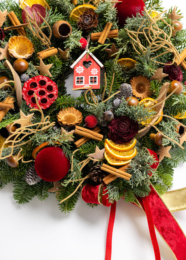 Coroniță Crăciun "Home for Christmas" din Brad Nobilis