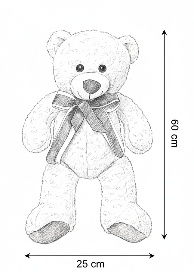 Jucărie de Lux „Ivory Forest Hug” – Ediție Colector 60 cm
