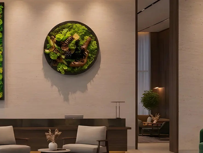 <h2>Tablouri decorative cu licheni</h2><h3>Design modern, eleganță naturală</h3>