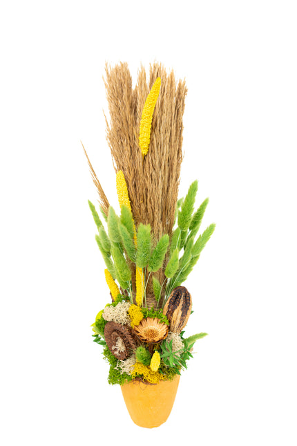 Aranjament Floral „Golden Harvest & Meadow Green