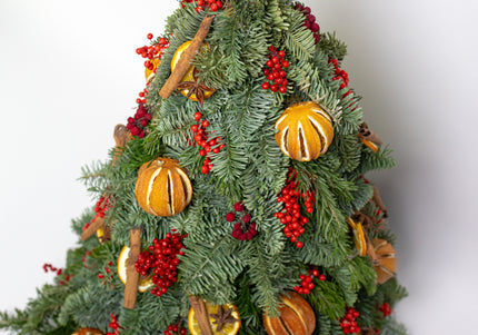 Brad de Crăciun Artizanal „Whimsical Grinch Fir”