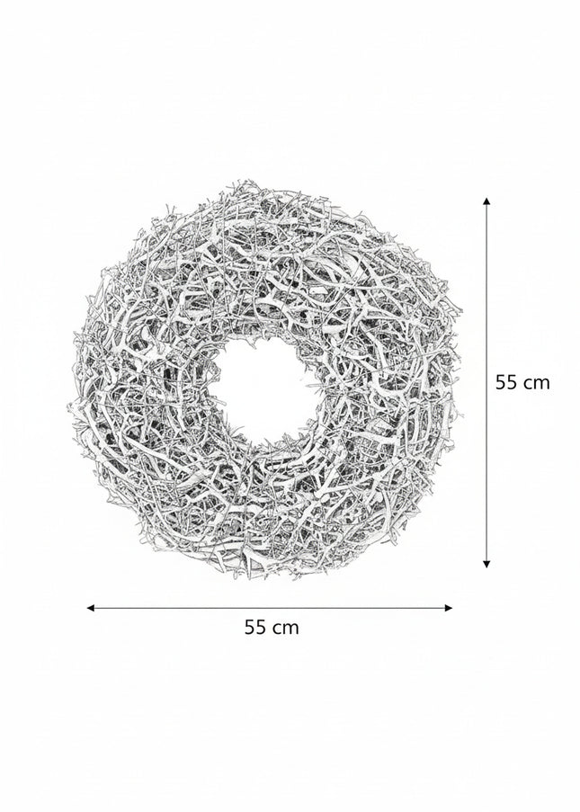 Coroniță Sculpturală „Silver Bonsai” – Piesă de Design Handmade din Rădăcini Naturale de Bonsai